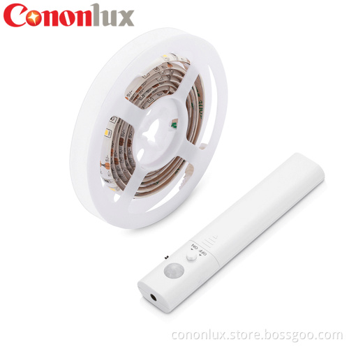 IP20 IP65 2835 2.4W 5V 6V battery powered motion led strip light